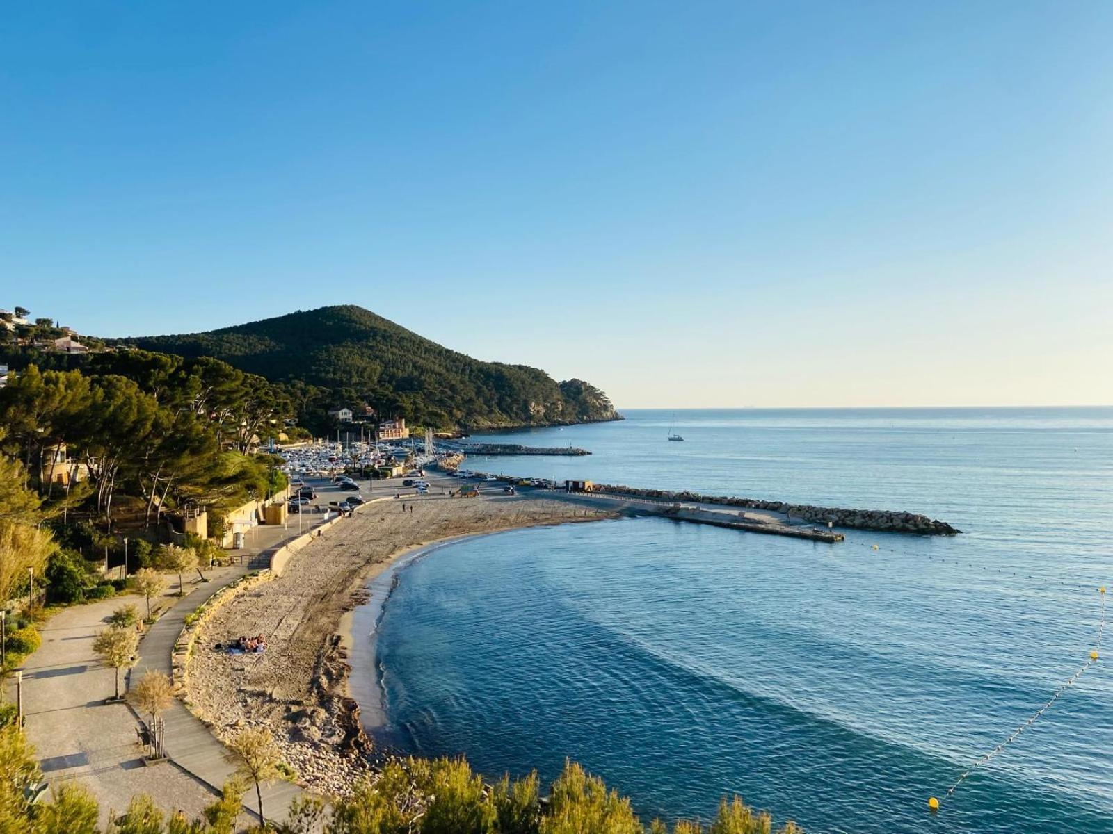Studio Cosy En Bord De Mer Saint-Cyr-sur-Mer Exterior foto